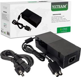 img 4 attached to 💡 YCCTEAM Xbox One Power Supply Brick, [Newest Updated Version] AC Adapter Cord Replacement Charger for Xbox One with Cable - Auto Voltage 100-240V, Black