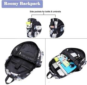 img 3 attached to Backpack Bookbags Charging Fashion Rucksack Backpacks for Laptop Backpacks