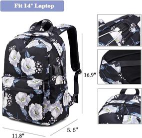 img 2 attached to Backpack Bookbags Charging Fashion Rucksack Backpacks for Laptop Backpacks