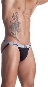 img 1 attached to Waistband Swim Jockstrap Large Black