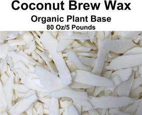 img 3 attached to 🕯️ Organic Coconut Wax Blend 5 lbs/80 Oz - Candle Making Supplies for Containers & Wax Melts - Vegan & Cosmetic Grade - White, 5 lb