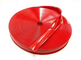 img 4 attached to 🚐 35 ft QPN Red Vinyl 7/8" Insert Molding Trim Screw Cover for RV Camper Travel Trailer in Vibrant Red Shade