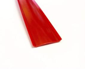 img 3 attached to 🚐 35 ft QPN Red Vinyl 7/8" Insert Molding Trim Screw Cover for RV Camper Travel Trailer in Vibrant Red Shade