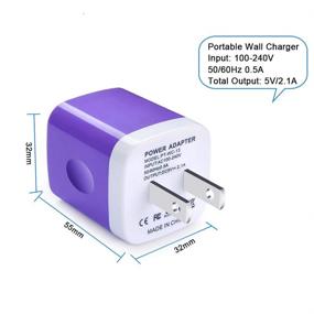 img 2 attached to 🔌 OrSunday USB C Charger Cord for LG Stylo 5, Stylo 4, G8, G7, G6, G5, V20, V30, V30S, V35, V40, V50 ThinQ with 2.1A Dual Port Wall Charger - Fast Charging Cable and USB Brick