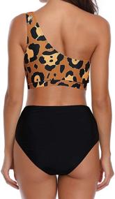 img 1 attached to Shoulder Swimsuits Bikini | NAFLEAP Women's Swimwear & Cover Ups