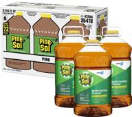pine-sol 35418 multi-surface cleaner: pine scent, 144-ounce bottle (case of 3) - superior cleaning power for all surfaces! logo