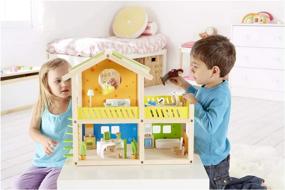 img 1 attached to 🏡 "Elevate Your Playtime with Hape Happy Villa Wooden Accessories!