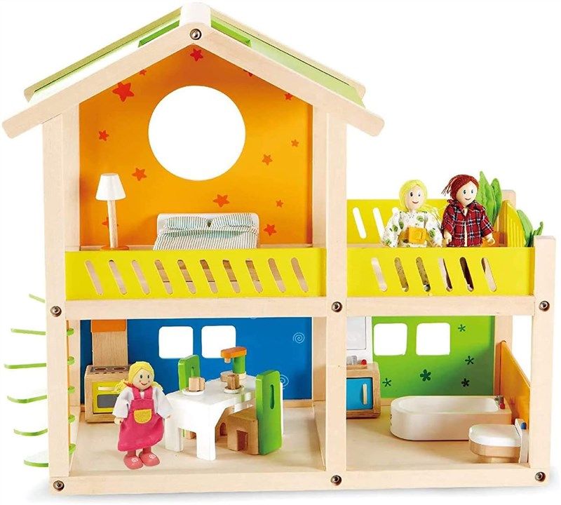 hape happy villa wooden accessories 로고