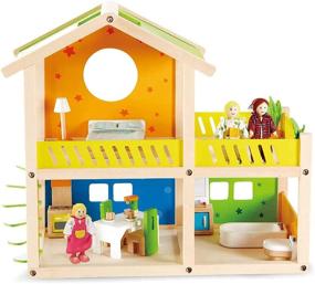 img 4 attached to 🏡 "Elevate Your Playtime with Hape Happy Villa Wooden Accessories!