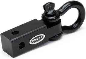 img 2 attached to 🚗 Driver Recovery 2 Inch Shackle Hitch Receiver - 5-Ton (10,000 Pound) Towing Capacity Accessory with 3/4" D-Ring: Ultimate Heavy-Duty Towing Solution