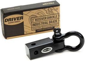 img 3 attached to 🚗 Driver Recovery 2 Inch Shackle Hitch Receiver - 5-Ton (10,000 Pound) Towing Capacity Accessory with 3/4" D-Ring: Ultimate Heavy-Duty Towing Solution