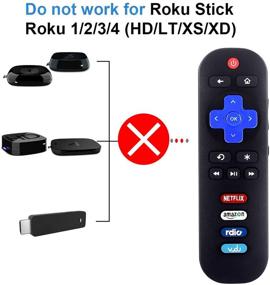 img 3 attached to Enhanced RC280 Remote Control with Netflix, Amazon, Rdio, Vudu Keys for TCL Roku TV Models 32S3700, 43UP120, 50FS3800, 55UP120 & More!