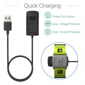 img 3 attached to 🔌 Premium 100cm USB Charging Cable for Scosche Rhythm+ Plus - Heart Rate Monitor Accessories by TUSITA