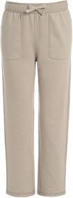 img 4 attached to 👖 Chaps Boys' School Uniform Soft Knit Pants with Sensory-Friendly Design