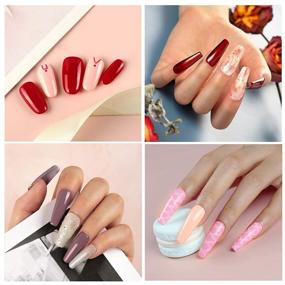 img 3 attached to 💅 Комплект гель-лака Ultimate: 10 цветов с УФ-лампой, 36 Вт УФ-СВЕТ отвердителями ногтей, инструментами для маникюра, блестками, стразами - идеальный подарок для домашнего мастерства салонного качества ногтей.