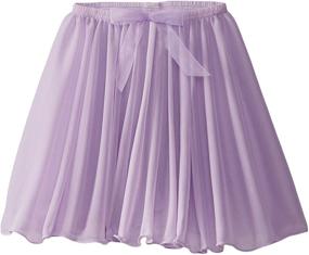 img 2 attached to 👧 Capezio Kids' Child Collection Circular Pull-On Skirt