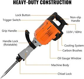 img 1 attached to 🏗️ LOVSHARE Concrete Breaker for Electric Demolition