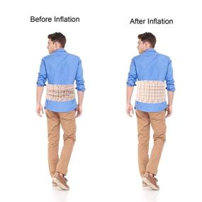 img 1 attached to 🔥 PIAOPIAONIU Back Decompression Belt - Premium Lumbar Support for Effective Back Pain Relief and Lower Back Traction Device for Women and Men