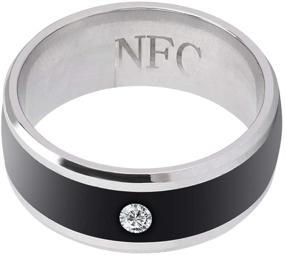 img 2 attached to 💍 Smart Ring - No Charging, Waterproof & Universal Wear; NFC Enabled; Size 7
