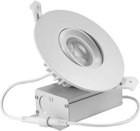 img 4 attached to LeVanier Recessed Rotation Equivalent Dimmable Industrial Electrical for Lighting Components