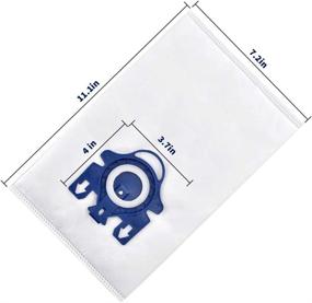 img 3 attached to 🎒 High-Quality GLLO Replacement AirClean 3D Efficiency Dust Bags | Compatible with Miele Type GN Vacuum Bags | Fits Miele S2, S5, S8, Classic C1, Complete C2, and Complete C3 Series | Includes 10 Bags & 2 Filters