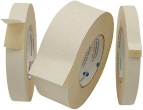 img 1 attached to 📦 Intertape 591/BEIG136 Double Sided Flat Back Paper Tape - Beige, 1&#34; x 36 yd