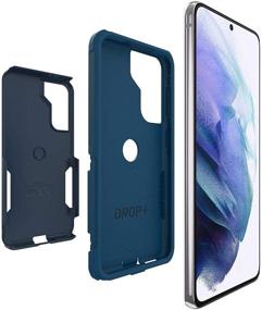 img 1 attached to 📱 OtterBox COMMUTER SERIES Galaxy S21 5G Case - BESPOKE WAY (Blazer Blue/Stormy Seas Blue)