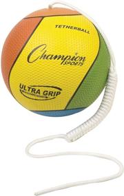 img 1 attached to Enhanced Performance: Champion Sports Ultra Grip Tether Ball - Superior Grip and Durability!