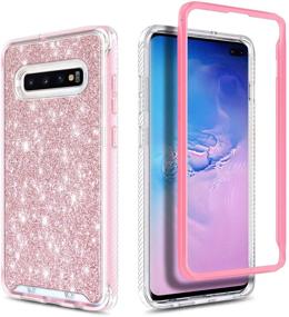 img 3 attached to 📱 Shockproof E-Began Case for Samsung Galaxy S10 - Glitter Rose Gold (2019 Release)