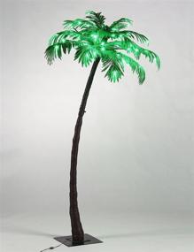 img 2 attached to 🌴 5FT Artificial Lighted Palm Tree by Lightshare - 56 LED Lights, Perfect Home, Party, Christmas, Nativity, and Patio Decoration