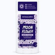 🌙 revive your senses with schmidt's natural deodorant in wavesnew scent - moon flower logo