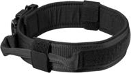 🐶 adjustable military training collar with control handle - motusamare tactical dog collar | quick release metal buckle | 1.5 logo