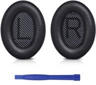 🎧 high-quality replacement ear pads for bose qc35 and qc35 ii headphones (black) logo