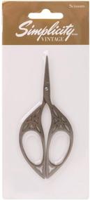 img 1 attached to ✂️ Simplicity Vintage Metal Sewing Scissors - Compact 2x4.2 inches for Enhanced SEO