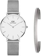 ⌚ яркое очарование: вечная привлекательность женских часов daniel wellington classic petite sterling логотип