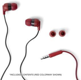 img 1 attached to 🎧 Skullcandy Ink'd + Глубокий красный наушник в ухе: Улучшенный звук