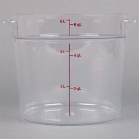 img 4 attached to 🍲 Cambro 6 Quart Clear Container with Lid - DAA