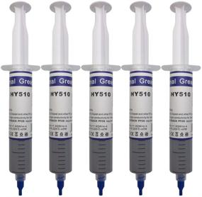 img 4 attached to 💧 Premium 5-Pack of BAY Direct Reusable Thermal Paste - Effective Heat Dissipation for PC/CPU/GPU/LED/VGA (7 Oz/200g), Large Syringe Thermal Grease with Accessory