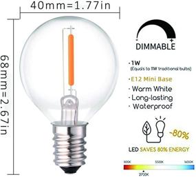 img 3 attached to 💡 Non-Dimmable Replacement Screw for String Lights