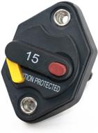 t tocas 32v dc circuit breaker fuse inverter: manual reset button switch fuses 12v 15a logo