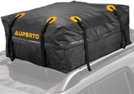 🚗 auperto 15 cubic feet car rooftop cargo carrier bag - cargo bag for cars with rack/rail/cross bar logo