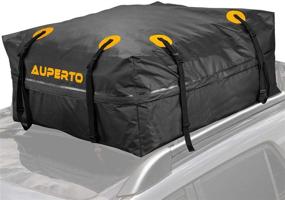 img 4 attached to 🚗 AUPERTO 15 Cubic Feet Car Rooftop Cargo Carrier Bag - Cargo Bag for Cars with Rack/Rail/Cross Bar