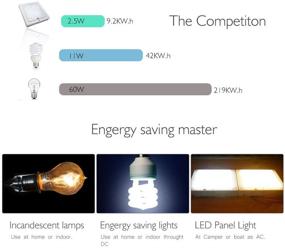 img 1 attached to 💡 Energy-saving LED Boat Interior Ceiling Dome Light - MASO 12V 9W 7.8 Inch with On/Off Switch and Indicator Downlight for Campervan Caravan Motorhome - Chrome Warm White