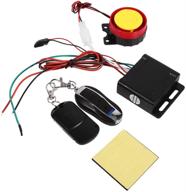 🔒 anti-theft alarm system with remote control & engine start for motorcycle security logo