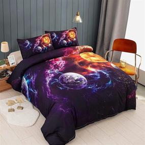 img 3 attached to Bedding Printed Comforter Microfiber Universe