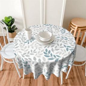 img 3 attached to 🍽️ Wrinkle Resistant Tablecloth: Elevate Your Tabletop Decor with Ease