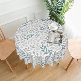 img 2 attached to 🍽️ Wrinkle Resistant Tablecloth: Elevate Your Tabletop Decor with Ease