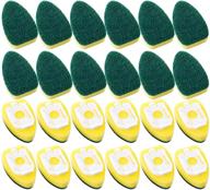 🧽 rcanedny 30 pack dish wand refills - replacement sponge heads for kitchen cleaning tools logo