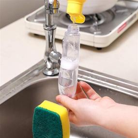 img 1 attached to 🧽 Rcanedny 30 Pack Dish Wand Refills - Replacement Sponge Heads for Kitchen Cleaning Tools