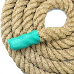 img 1 attached to 🧵 Aoneky Jute Rope - Premium Twisted Hemp Rope for Crafts, Climbing, Anchoring, Hammocks & More - 7/8 Inch x 96 Feet